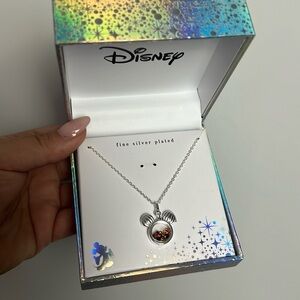 Mickey Ears Halloween Necklace with Beads in Glass in the box